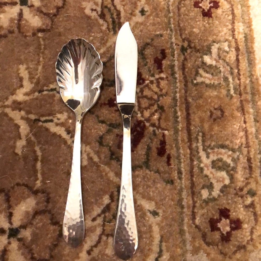 Reed and Barton hammered serving pieces